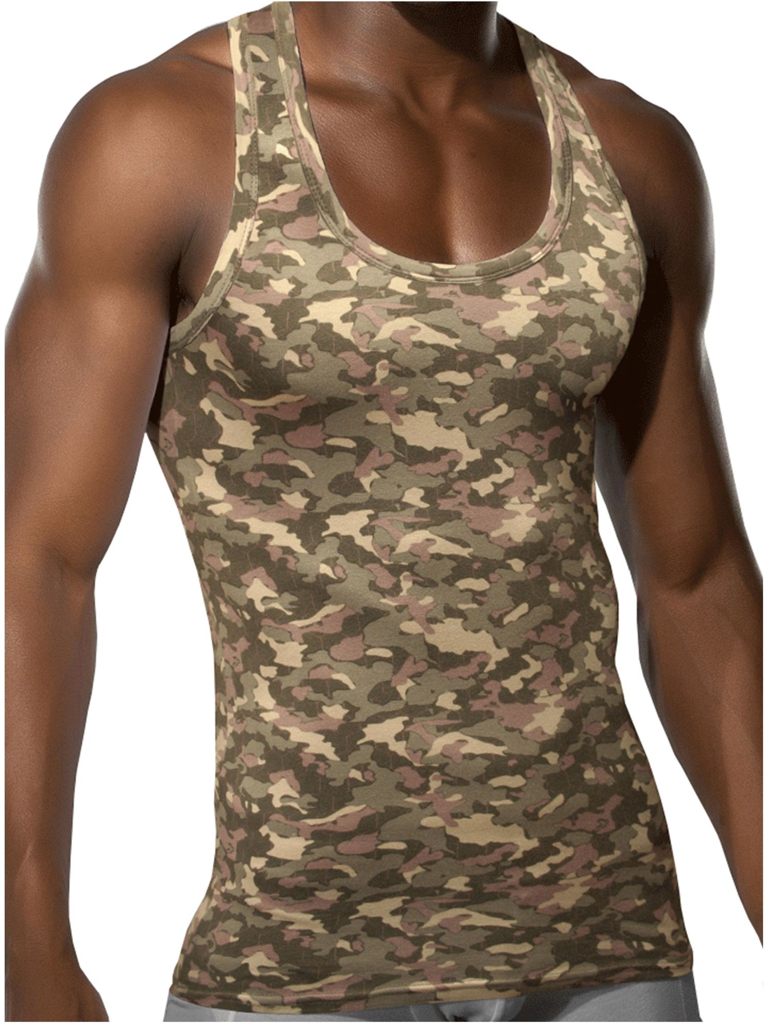 Macondoo Mens Basic Sports Stretch Racerback Breathable Tanks Macondoo Mens Basic Sports Stretch Racerback Breathable Tanks